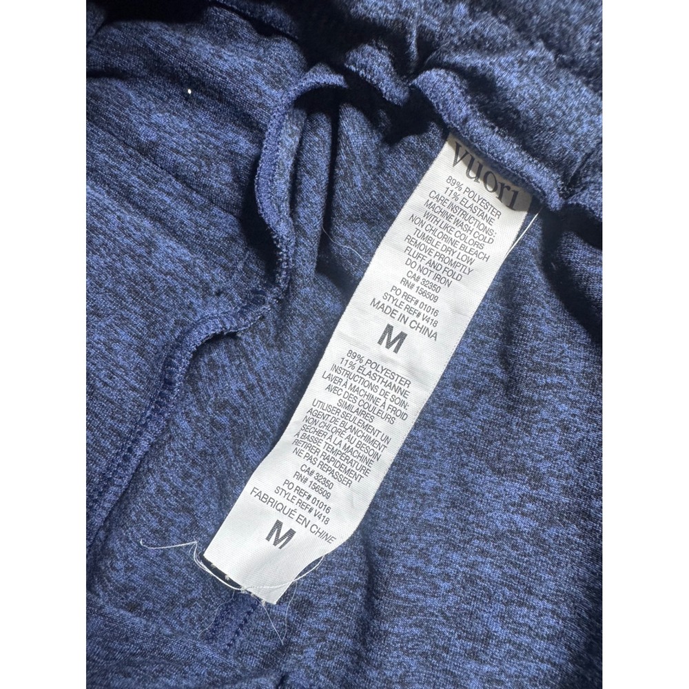 Vuori Ponto Performance Pants Mens Medium Blue Heather DreamKnit Joggers V418 - Picture 5 of 7